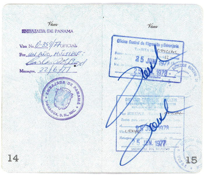 Bernie Winklemann Passport - pages 14 and 15